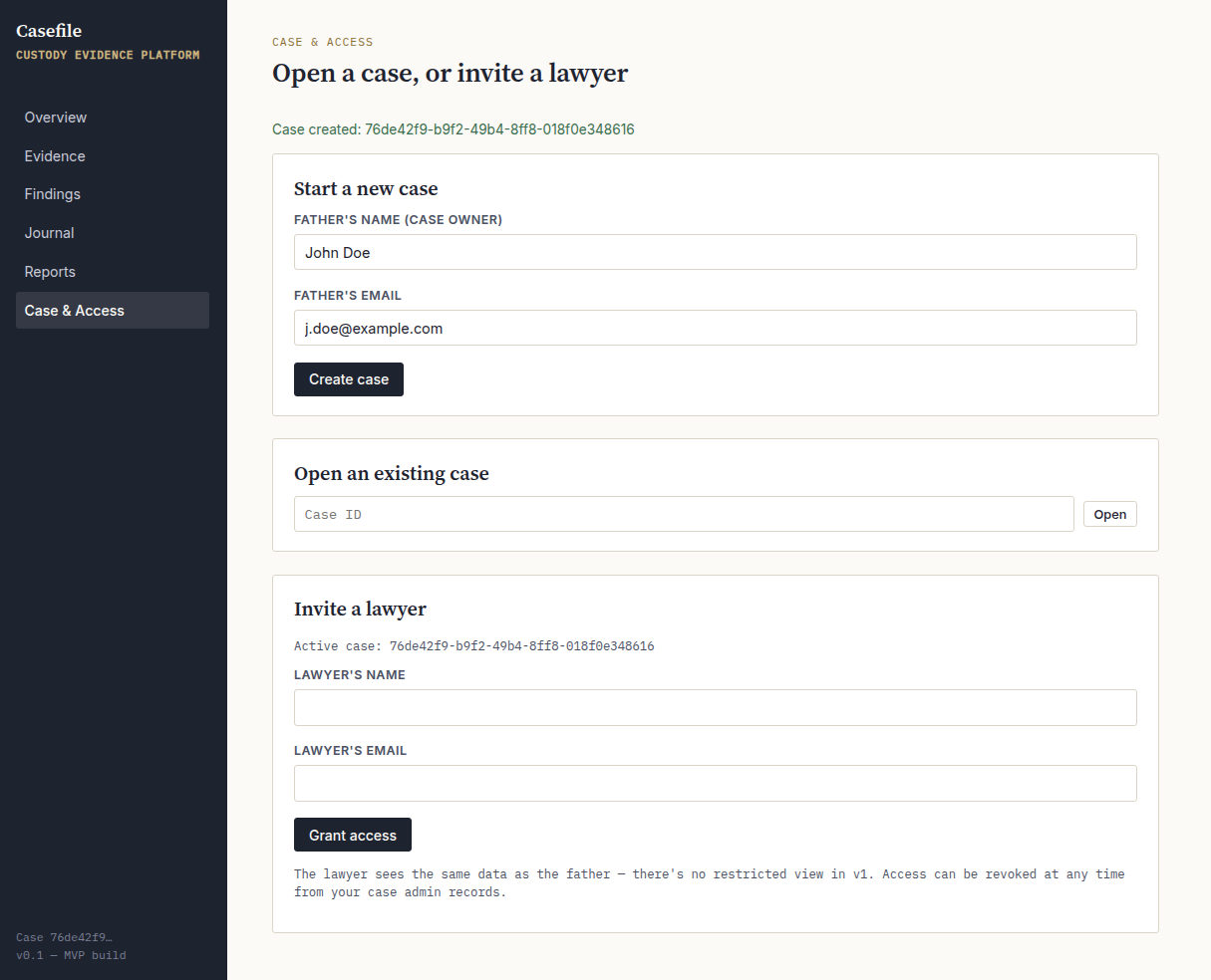 VaultCase screenshot 1