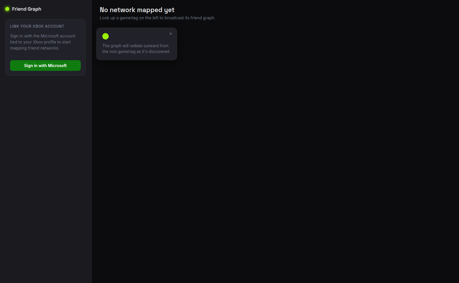 Xbox Friend Graph screenshot 1